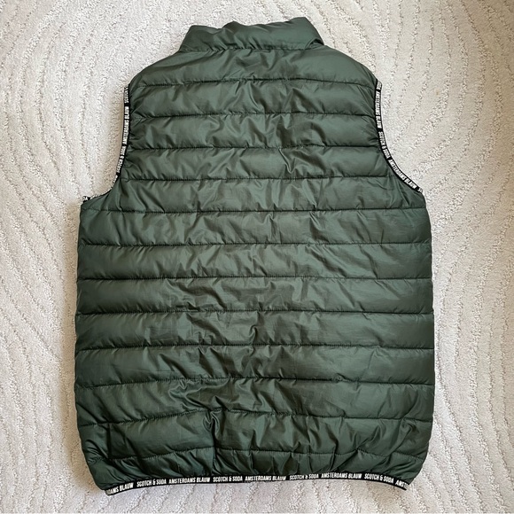 Scotch & Soda Reversible Puffer Vest, Size 12 - Picture 3 of 7